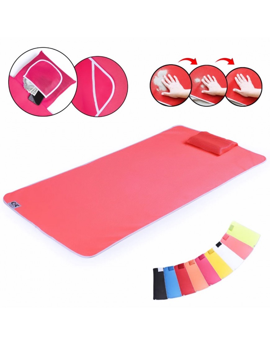 Pembe Plaj Havlusu